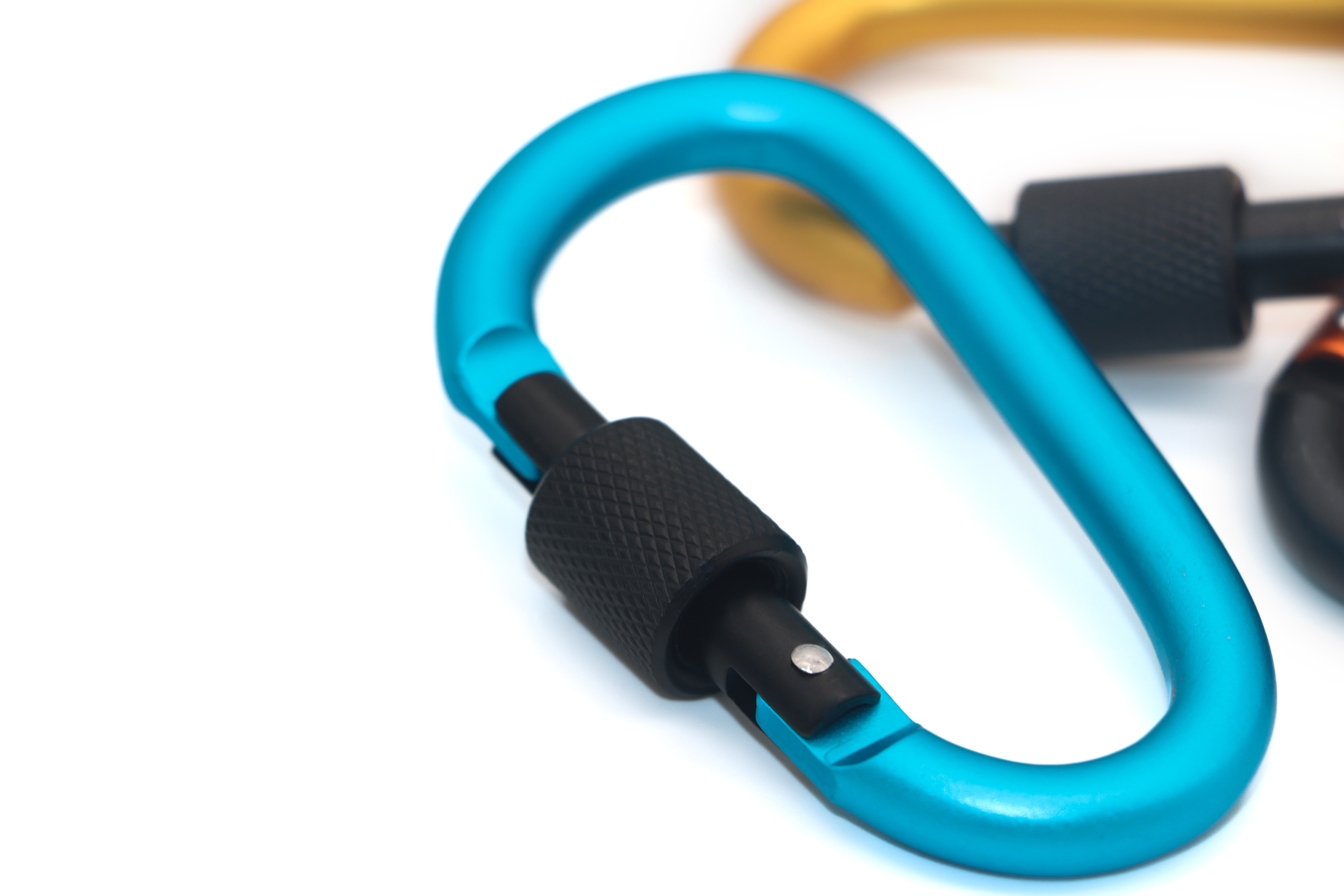Einfach zu verwendender D-förmiger Karabiner für Outdoor-Sportarten