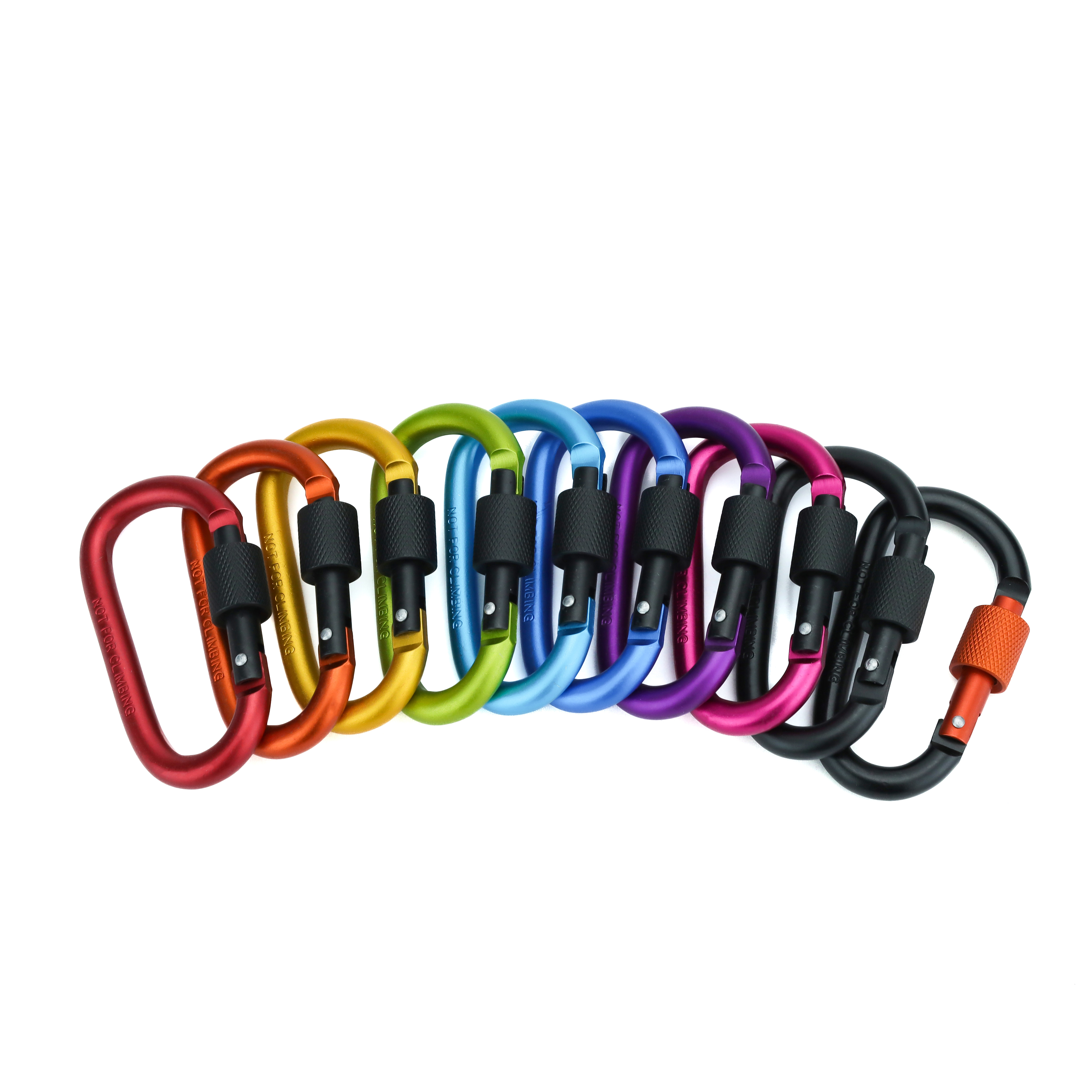 8D-Karabiner mit Mutter