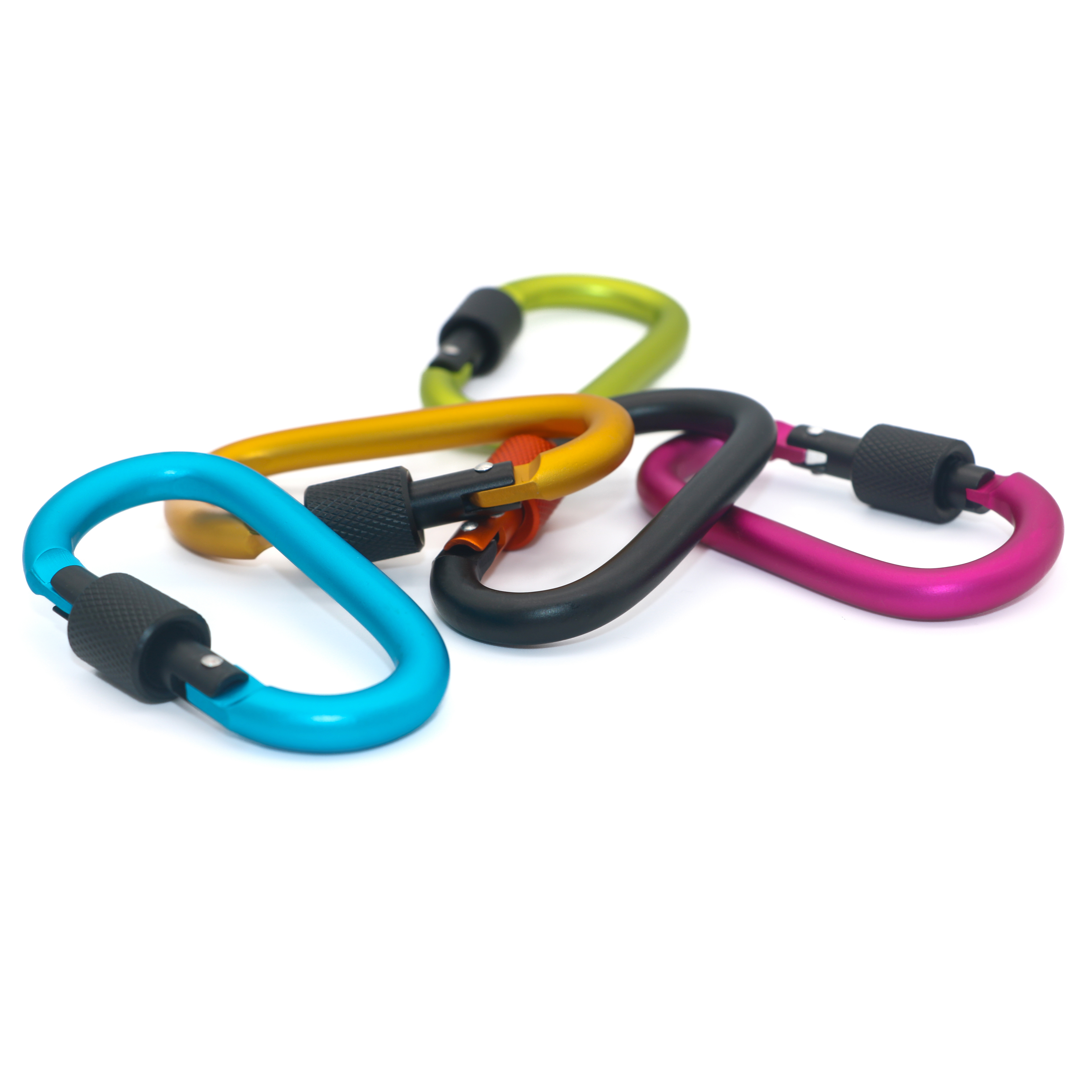 8D-Karabiner mit Mutter