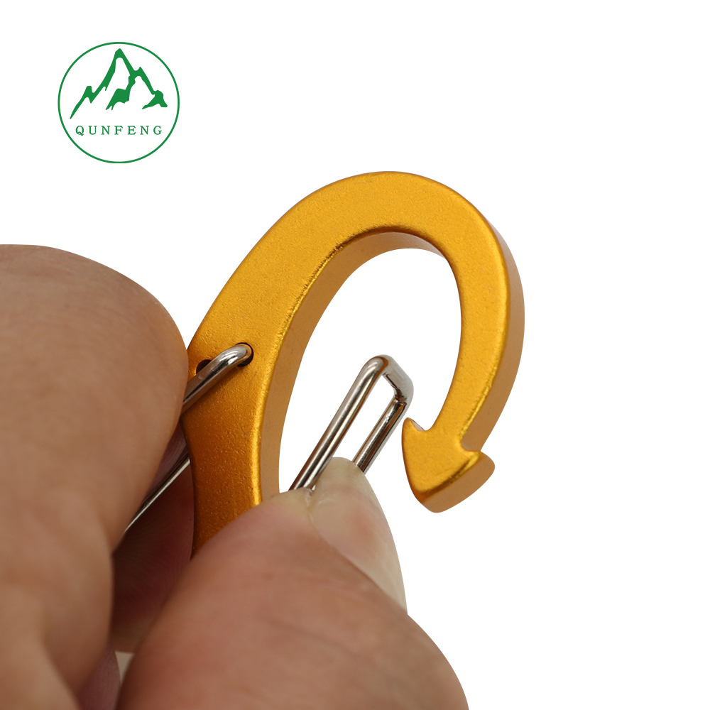 CARABINER OUDDOOR CARABINER BUCKLE OUTDOOR Camping S-Wire Carabiner S-Typ Storage Carabiner