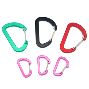 Mehrzweck-Karabiner-Clips zum Angeln, 10 Stück, 6,9 cm, kleine Karabiner-Clips, Mini-Schlüsselanhänger, Aluminium-Caribeaner-Clip