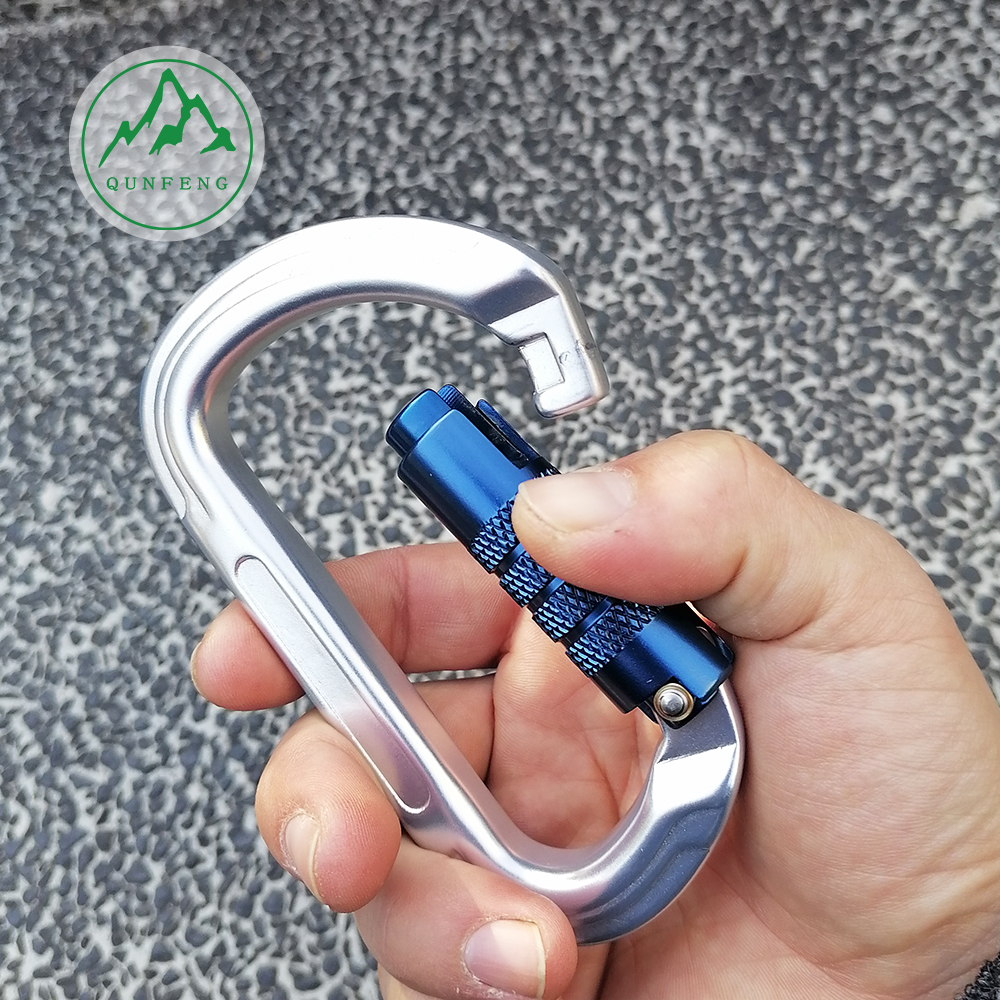D-Hook Outdoor Climbing Master Lock Carabiner Yoga Hängematte Carabiner Verbindungsring