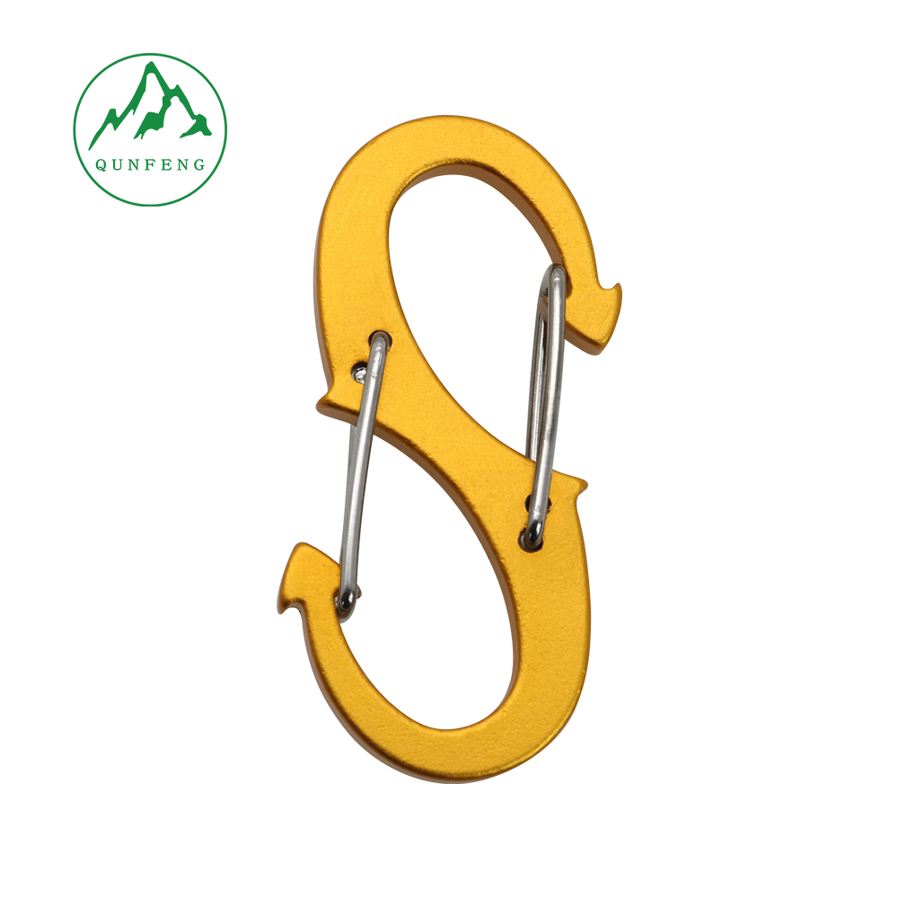 CARABINER OUDDOOR CARABINER BUCKLE OUTDOOR Camping S-Wire Carabiner S-Typ Storage Carabiner