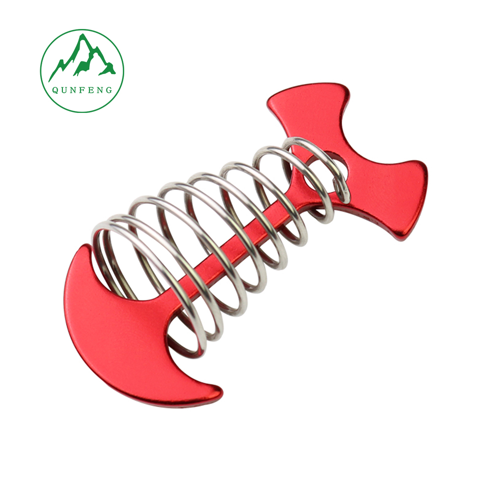 Fischknochen Feder Seilschnalle Windseil Baldachin Windseile Schnalle Außenstange Seilzelt Accessoire Schnalle