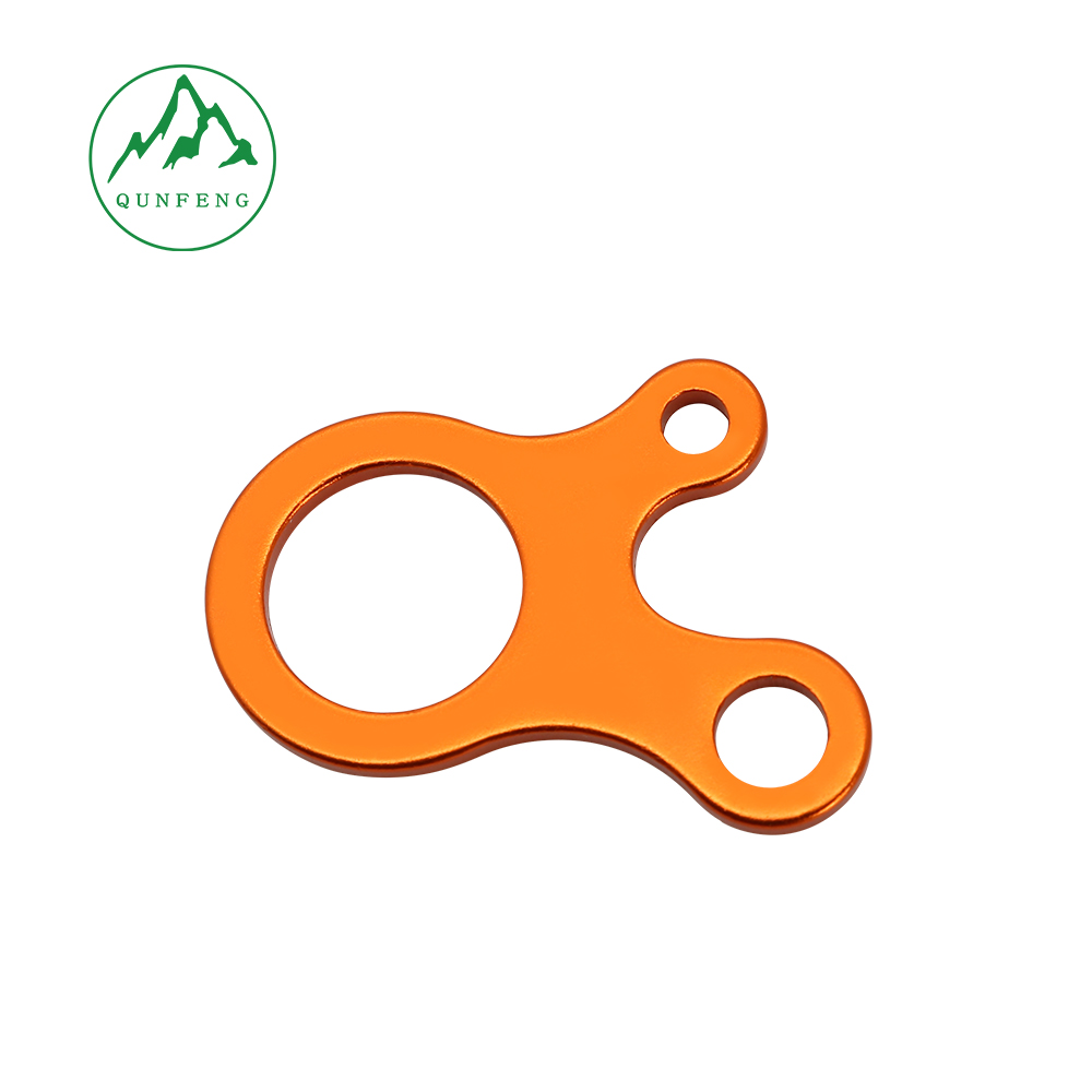 Outdoor Camping Drei-Augen Seilschnalle Aluminiumlegierung Seilschnalle Camping Zelt Zelt-Baldachin Seilzubehör Spezielle Windseilschnalle