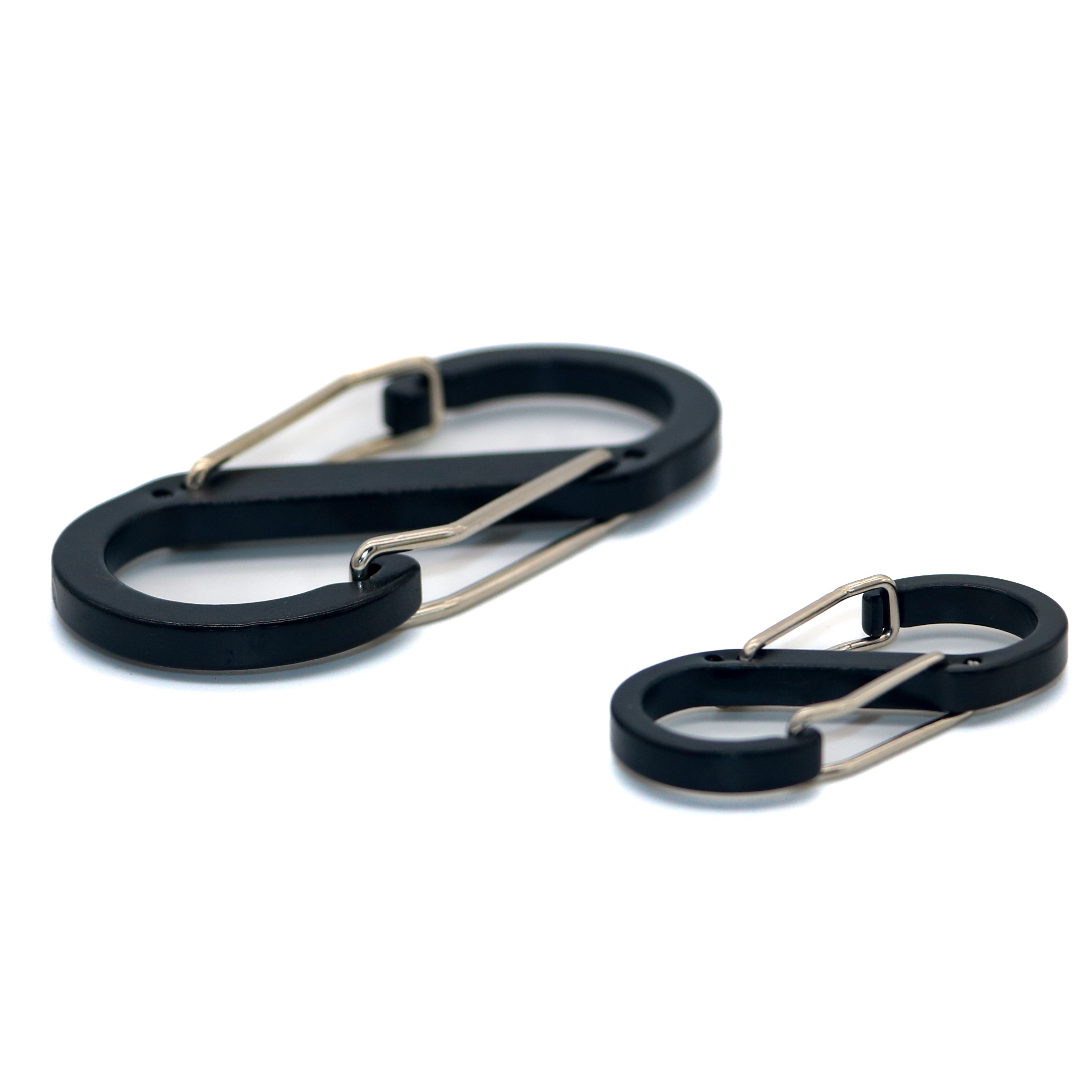 10 Stück Reißverschluss-Clips, Anti-Diebstahl-Reißverschluss-Verschluss-Clips, farbige Karabiner-Schlüsselanhänger-Clips für Camping, Angeln, Reisen, Outdoor-Sportarten