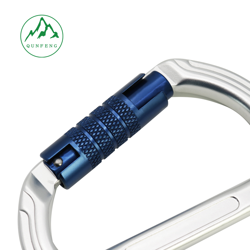 D-Hook Outdoor Climbing Master Lock Carabiner Yoga Hängematte Carabiner Verbindungsring