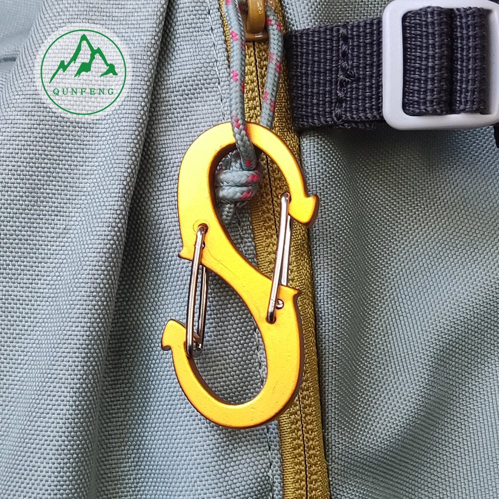 CARABINER OUDDOOR CARABINER BUCKLE OUTDOOR Camping S-Wire Carabiner S-Typ Storage Carabiner