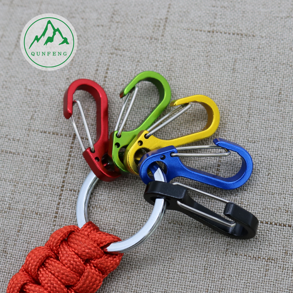 Rucksack im Freien Mini Flaschenöffner Carabiner Keychain Carabiner Set Gurting Wire Carabiner