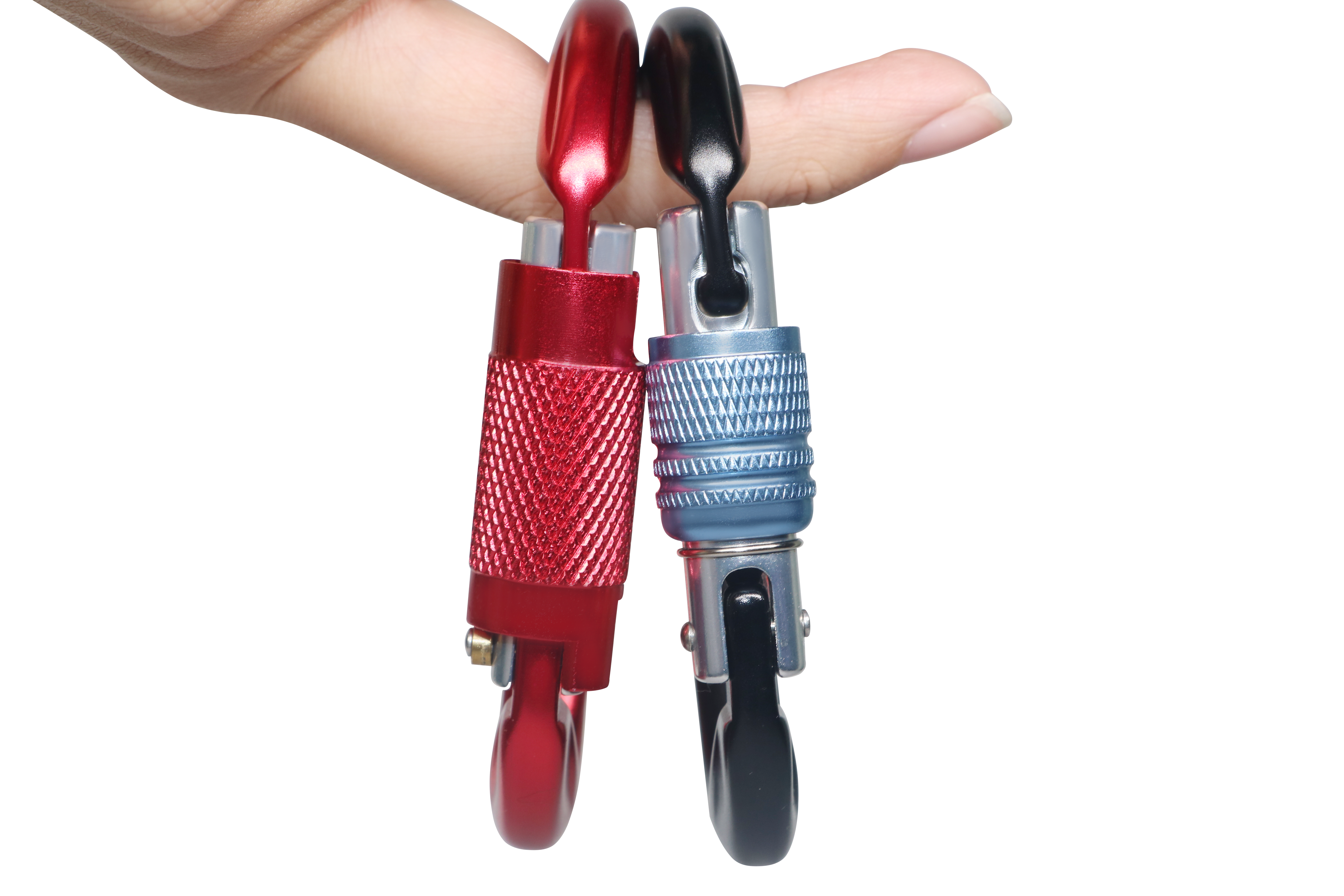 Professioneller Karabinerhaken mit Schraubverschluss – robust für Klettern, Bergsteigen, Hängematten, Camping und Outdoor-Aktivitäten