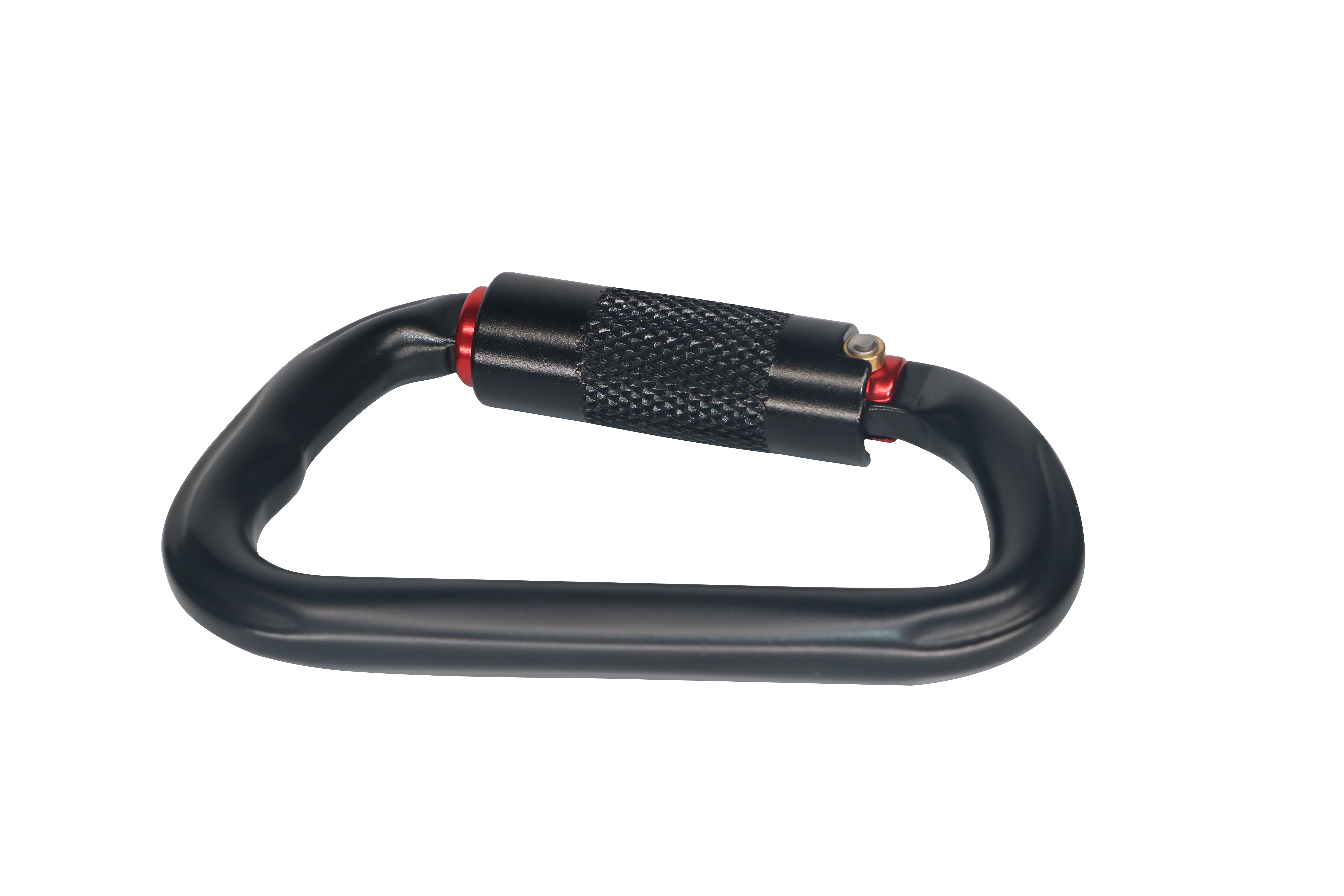Zertifizierter Kletterkarabiner – 26 kN robuster, automatisch verriegelnder Karabinerhaken, geeignet für Klettern, Camping, Fitnessstudio und Rettung