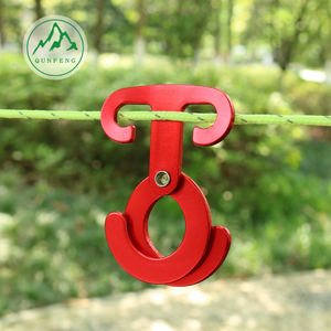 Camping-Zelt-Seilschnalle, feste Einstellschnalle, Windseilschnalle mit Aluminiumlegierung, Baldachin Anti-Schlupf-Seilschnalle