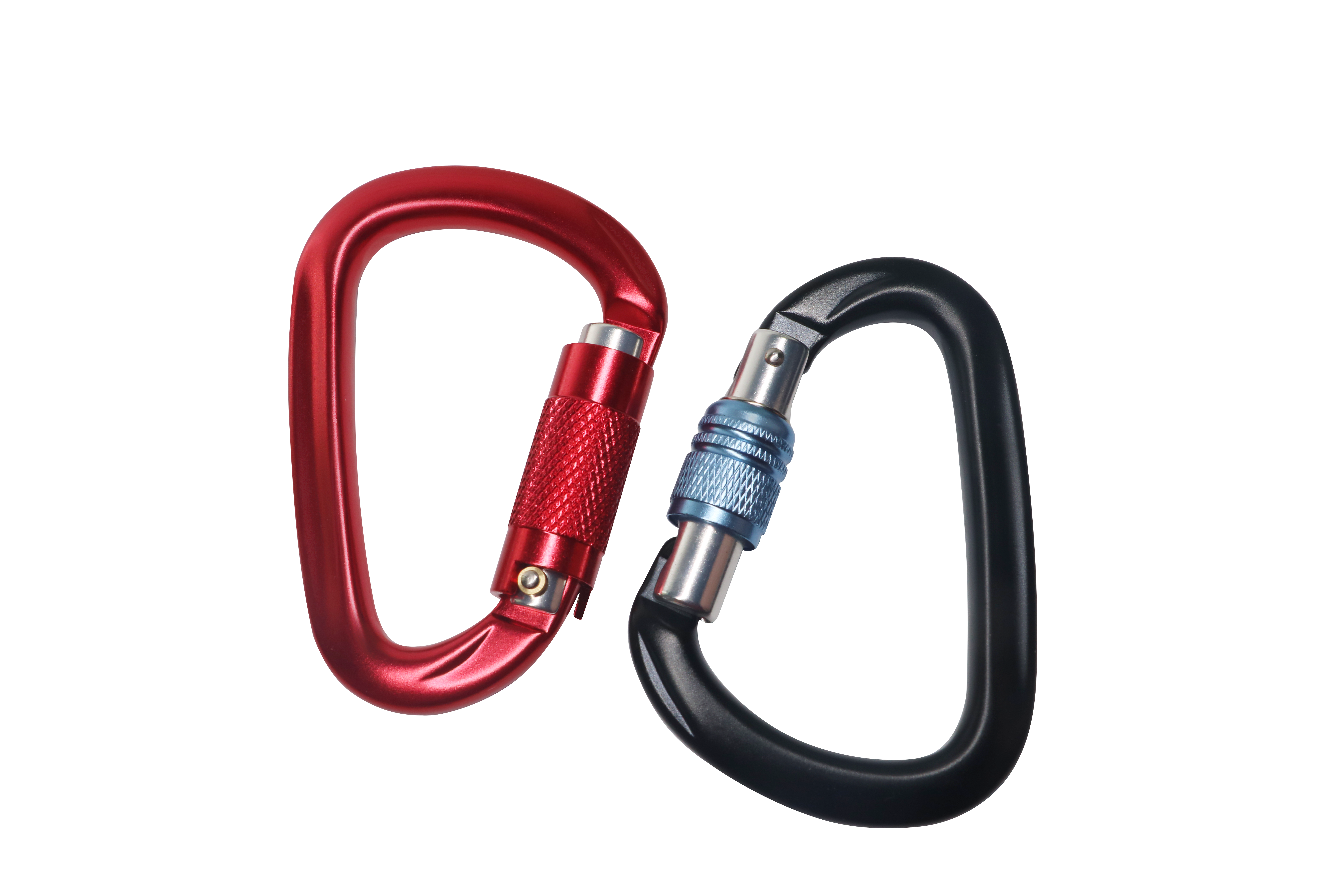 Professioneller Karabinerhaken mit Schraubverschluss – robust für Klettern, Bergsteigen, Hängematten, Camping und Outdoor-Aktivitäten