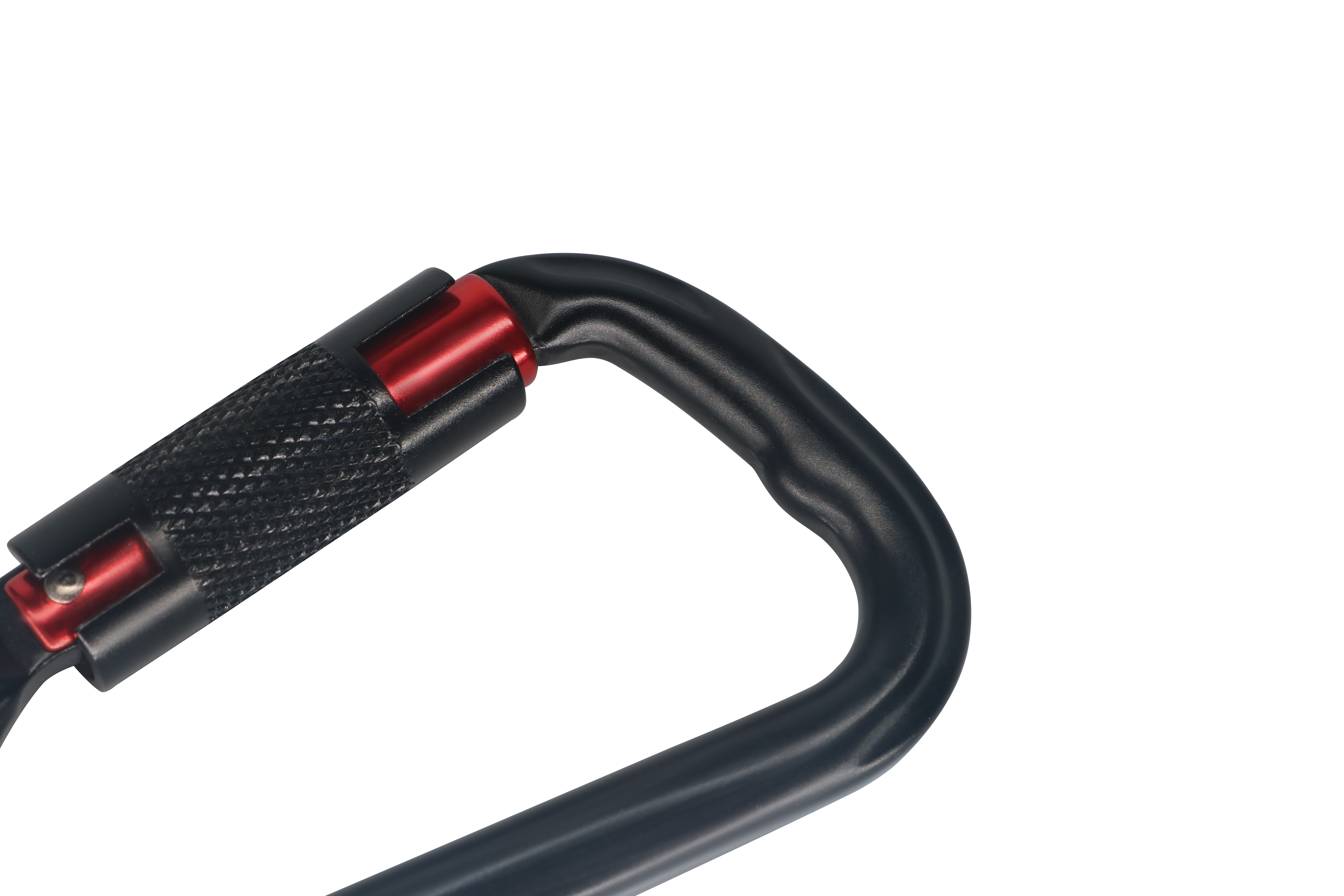 Zertifizierter Kletterkarabiner – 26 kN robuster, automatisch verriegelnder Karabinerhaken, geeignet für Klettern, Camping, Fitnessstudio und Rettung