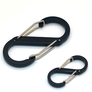 10 Stück Reißverschluss-Clips, Anti-Diebstahl-Reißverschluss-Verschluss-Clips, farbige Karabiner-Schlüsselanhänger-Clips für Camping, Angeln, Reisen, Outdoor-Sportarten