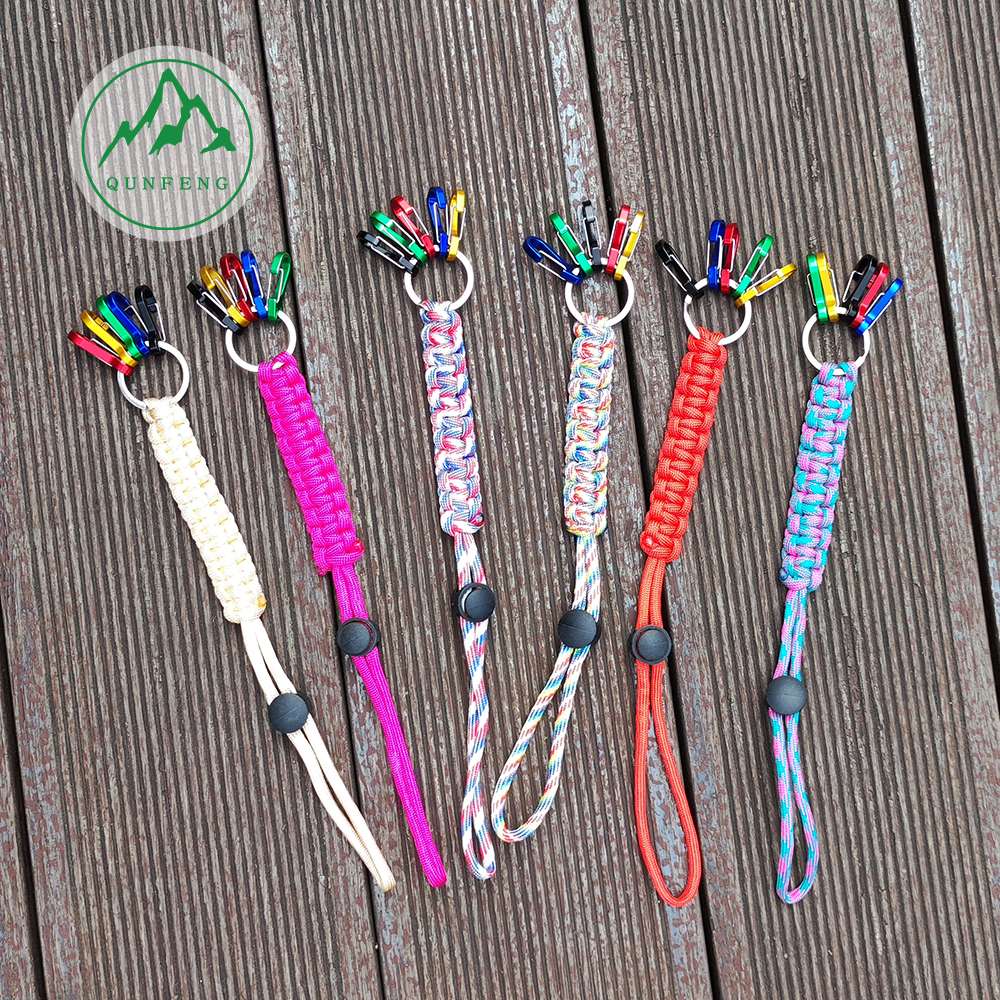 Spezialförmiger Stahldrahtkarabiner-Set 5-in-1 mit Anti-Lost-Armband Drahtschnalle Rucksack Haken