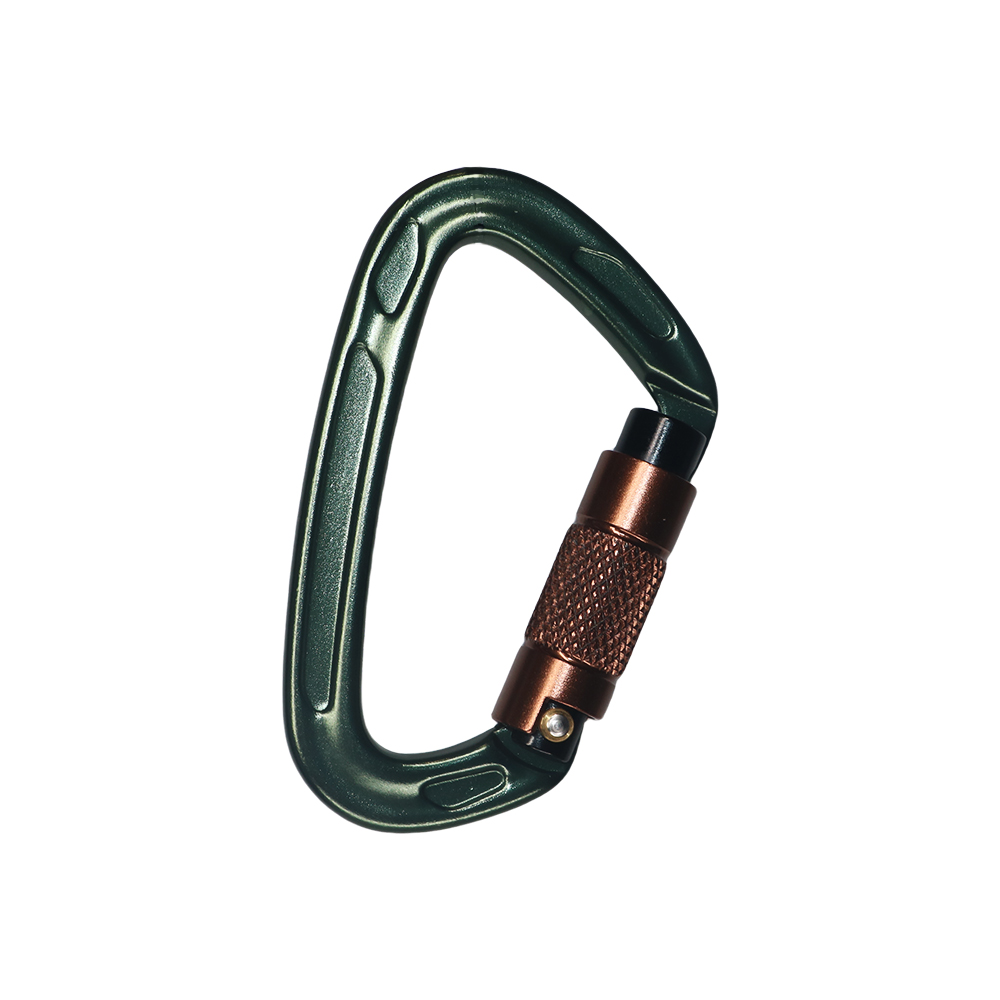 Professionelle robuste Karabinerhaken zum Klettern – 25 kN automatische Verriegelung