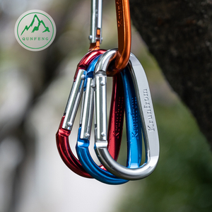 Draht Carabiner Outdoor Aluminiumlegierung Federschnalle D-förmige Wasserflasche hängen