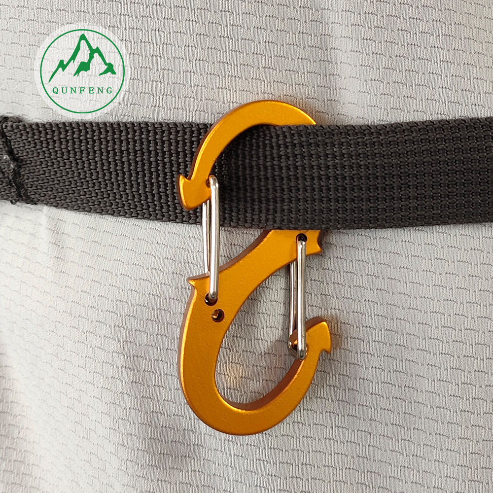 CARABINER OUDDOOR CARABINER BUCKLE OUTDOOR Camping S-Wire Carabiner S-Typ Storage Carabiner