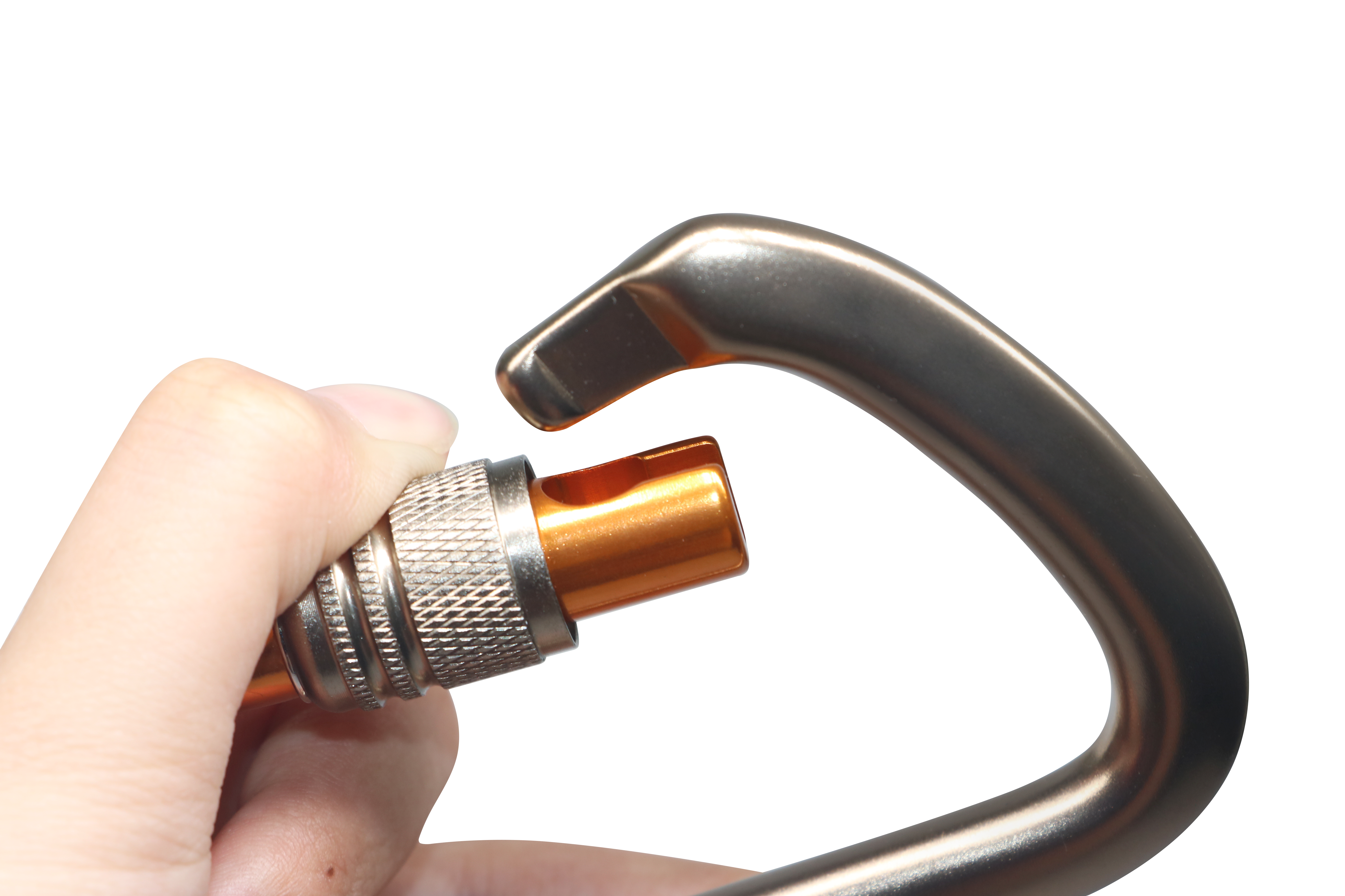Vielseitiger und zuverlässiger Karabiner mit 25 kN-Verriegelung – leicht und robust