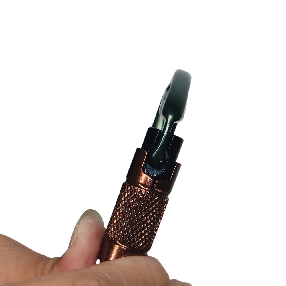 Professionelle robuste Karabinerhaken zum Klettern – 25 kN automatische Verriegelung