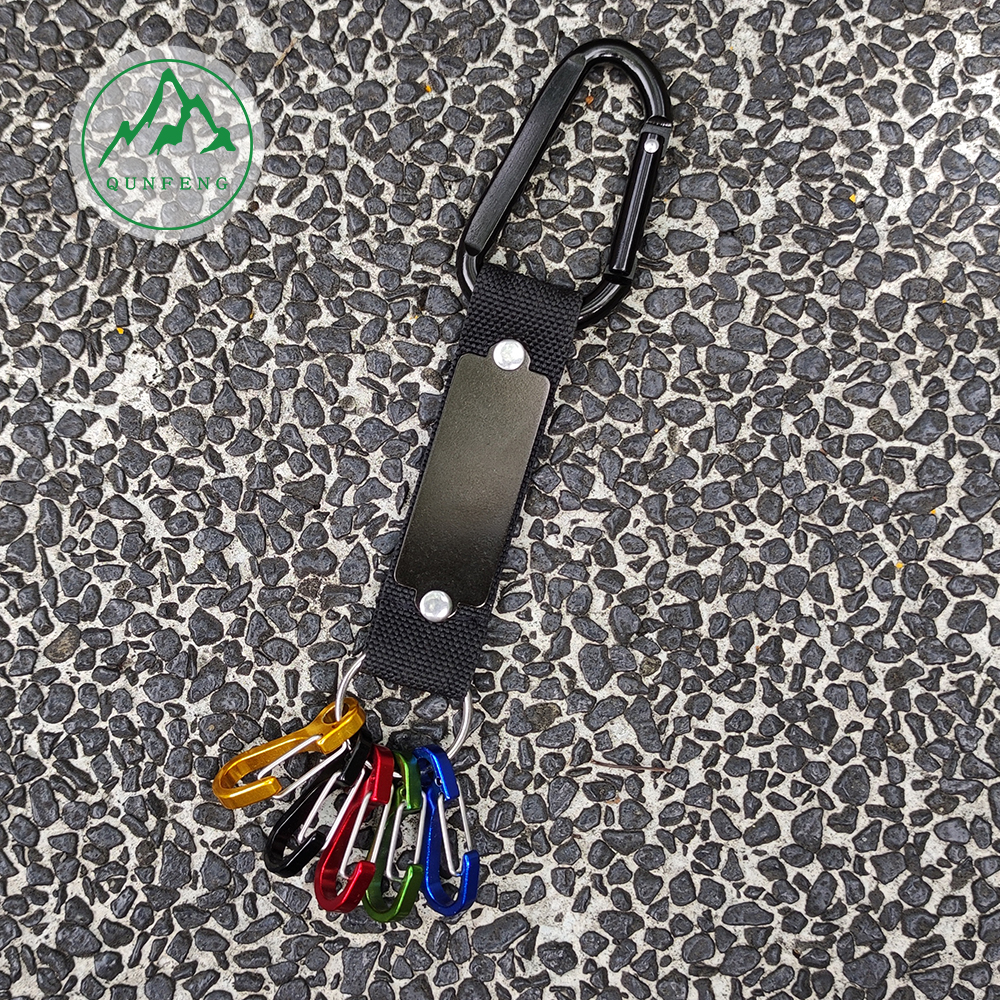 Aluminiumklebeband Stahldraht-Karabiner-Logo kann gedrucktes Drahtschnalle Set Special-Form-Rucksackschnalle werden