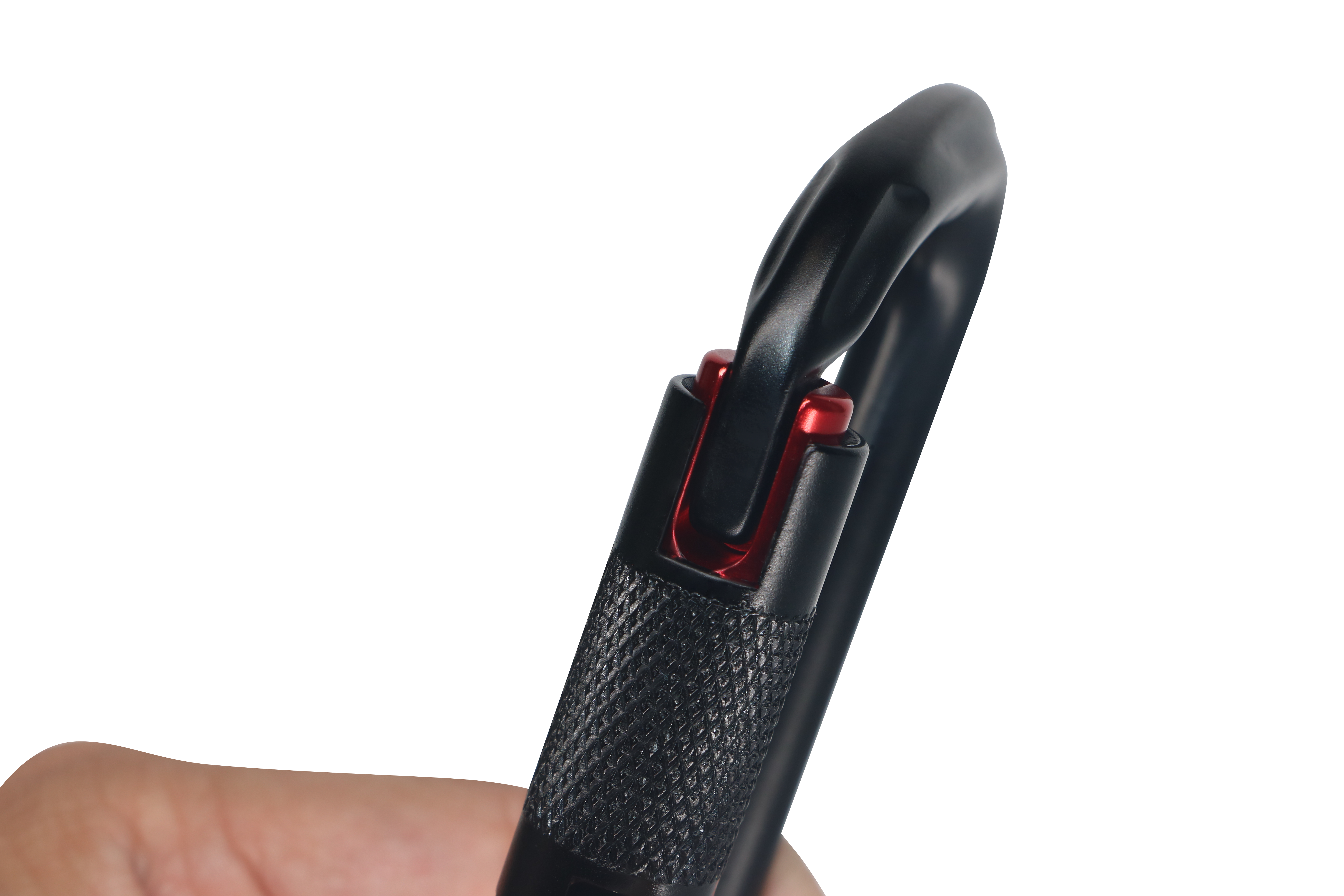 Zertifizierter Kletterkarabiner – 26 kN robuster, automatisch verriegelnder Karabinerhaken, geeignet für Klettern, Camping, Fitnessstudio und Rettung