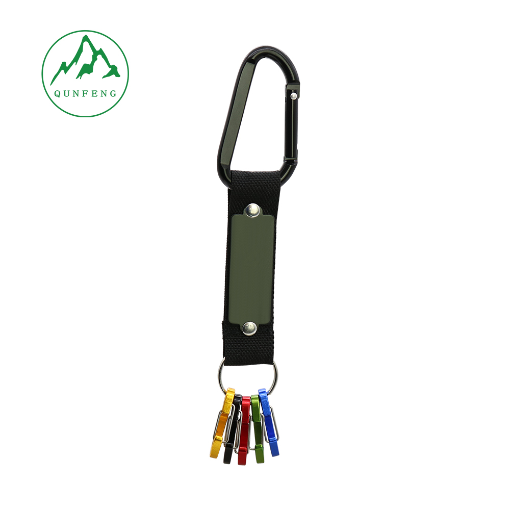 Rucksack im Freien Mini Flaschenöffner Carabiner Keychain Carabiner Set Gurting Wire Carabiner