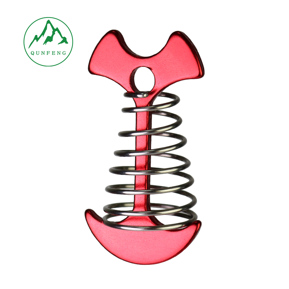 Fischknochen Feder Seilschnalle Windseil Baldachin Windseile Schnalle Außenstange Seilzelt Accessoire Schnalle