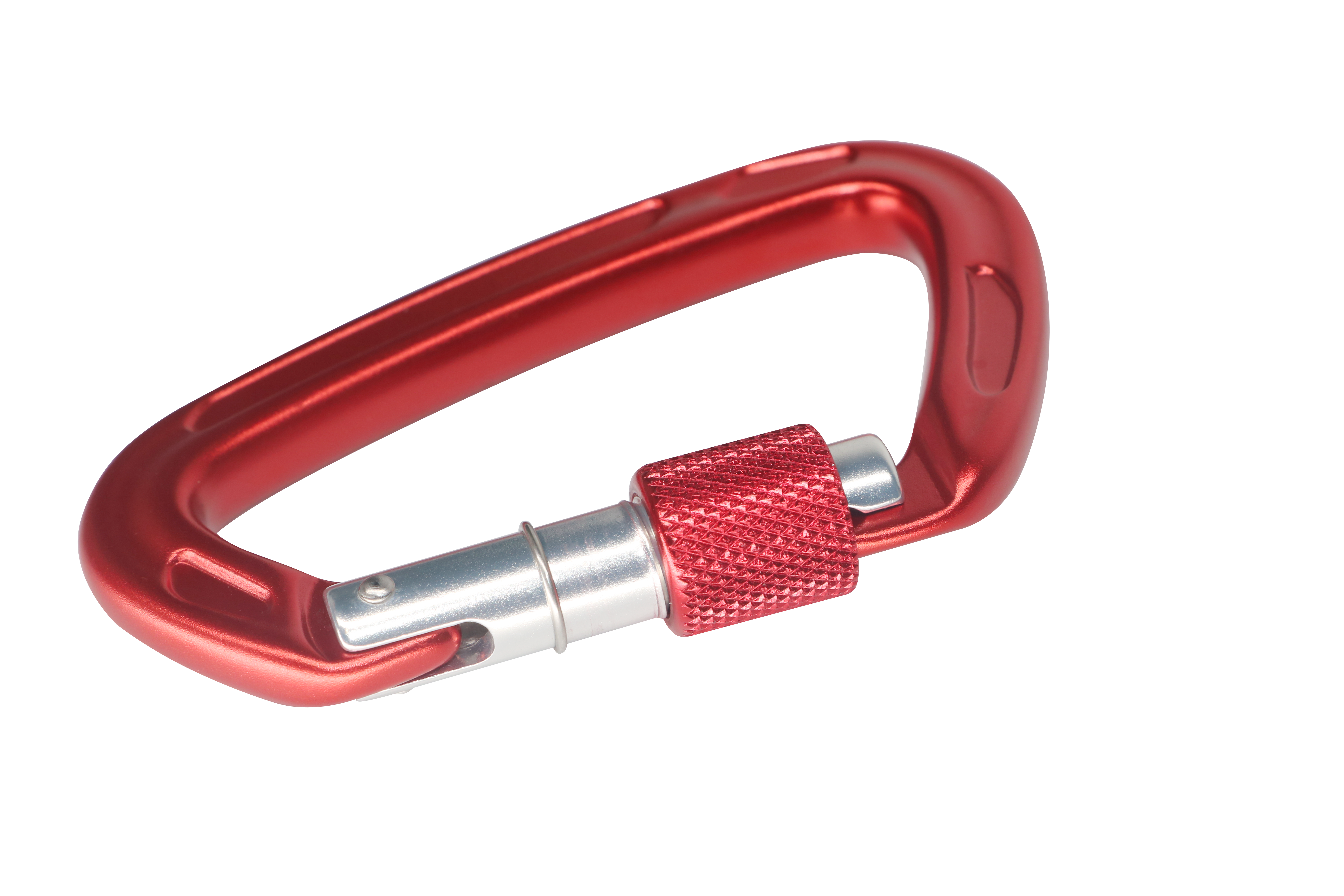 Hochbelastbarer 7075 Luftfahrt-Aluminium-Karabiner mit automatischem Schloss, D-Typ-Sicherheitshaken, Kletter-Master-Schloss, D-Typ-Schloss