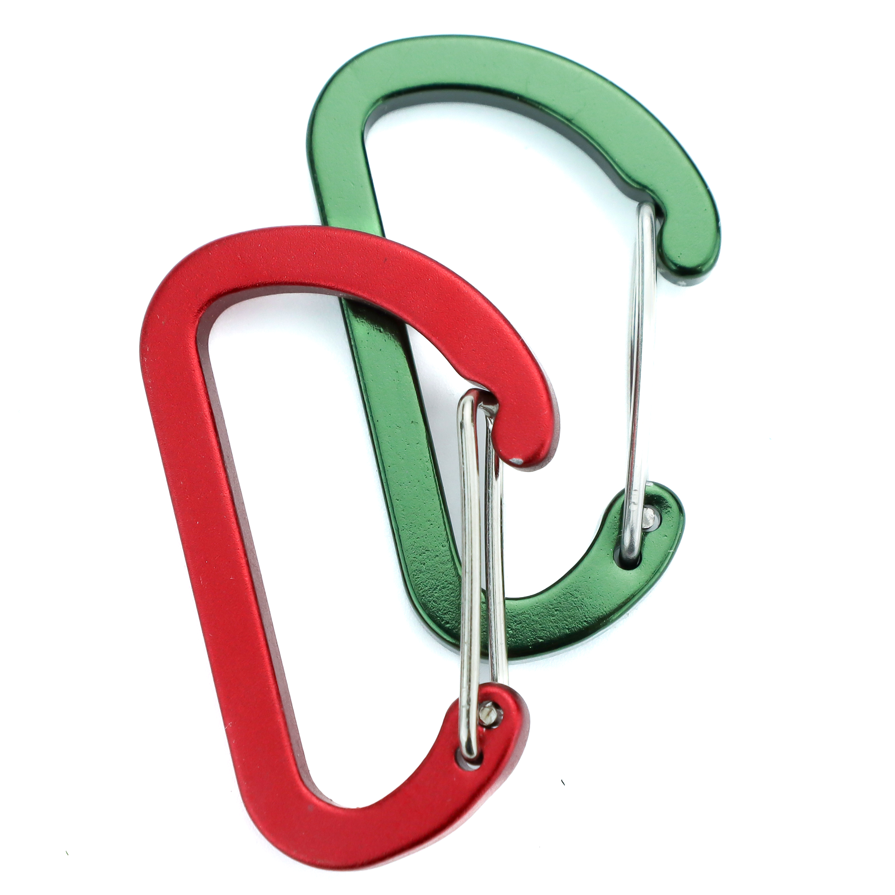 D-förmiger Karabiner mit Stahldraht