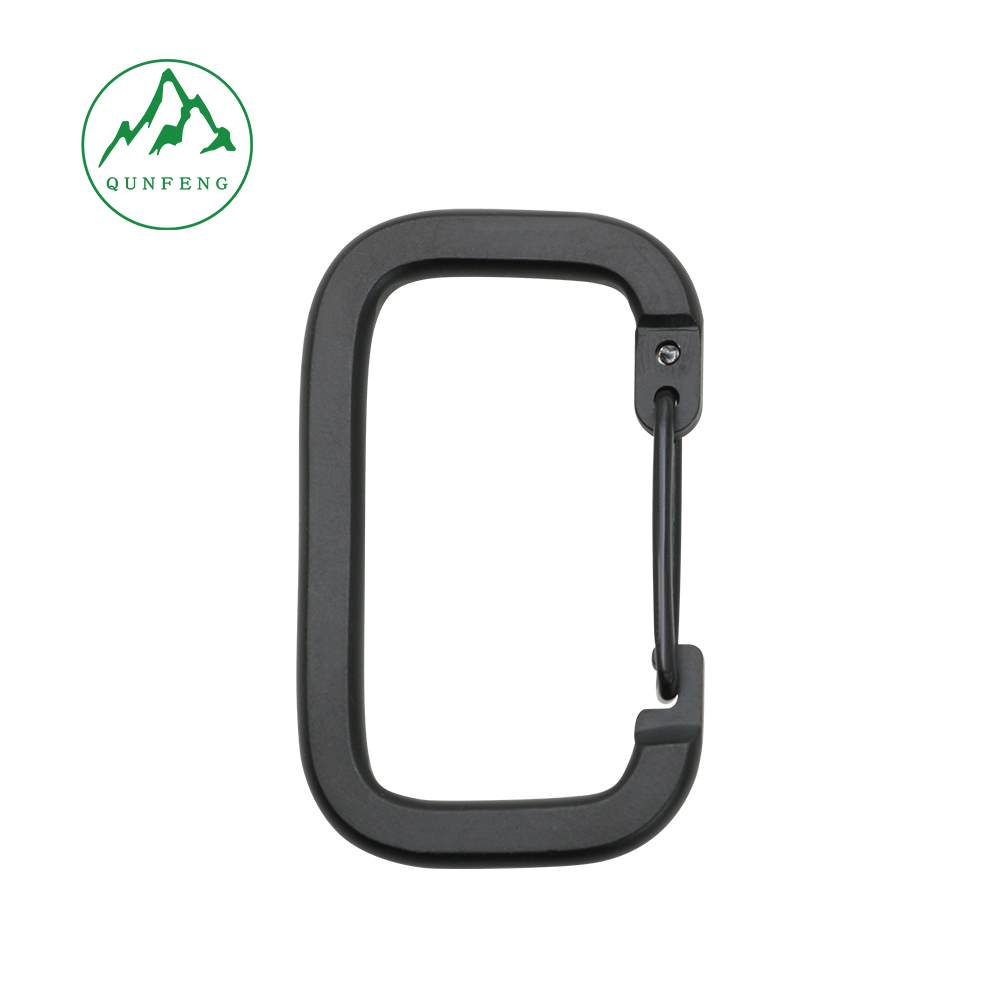 Quadratische Aluminiumlegierung Drahtschnalle Outdoor Cookware Haken Reiseschlüsselschnalle