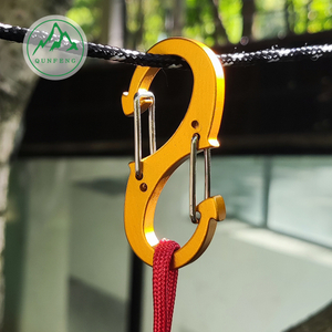 CARABINER OUDDOOR CARABINER BUCKLE OUTDOOR Camping S-Wire Carabiner S-Typ Storage Carabiner