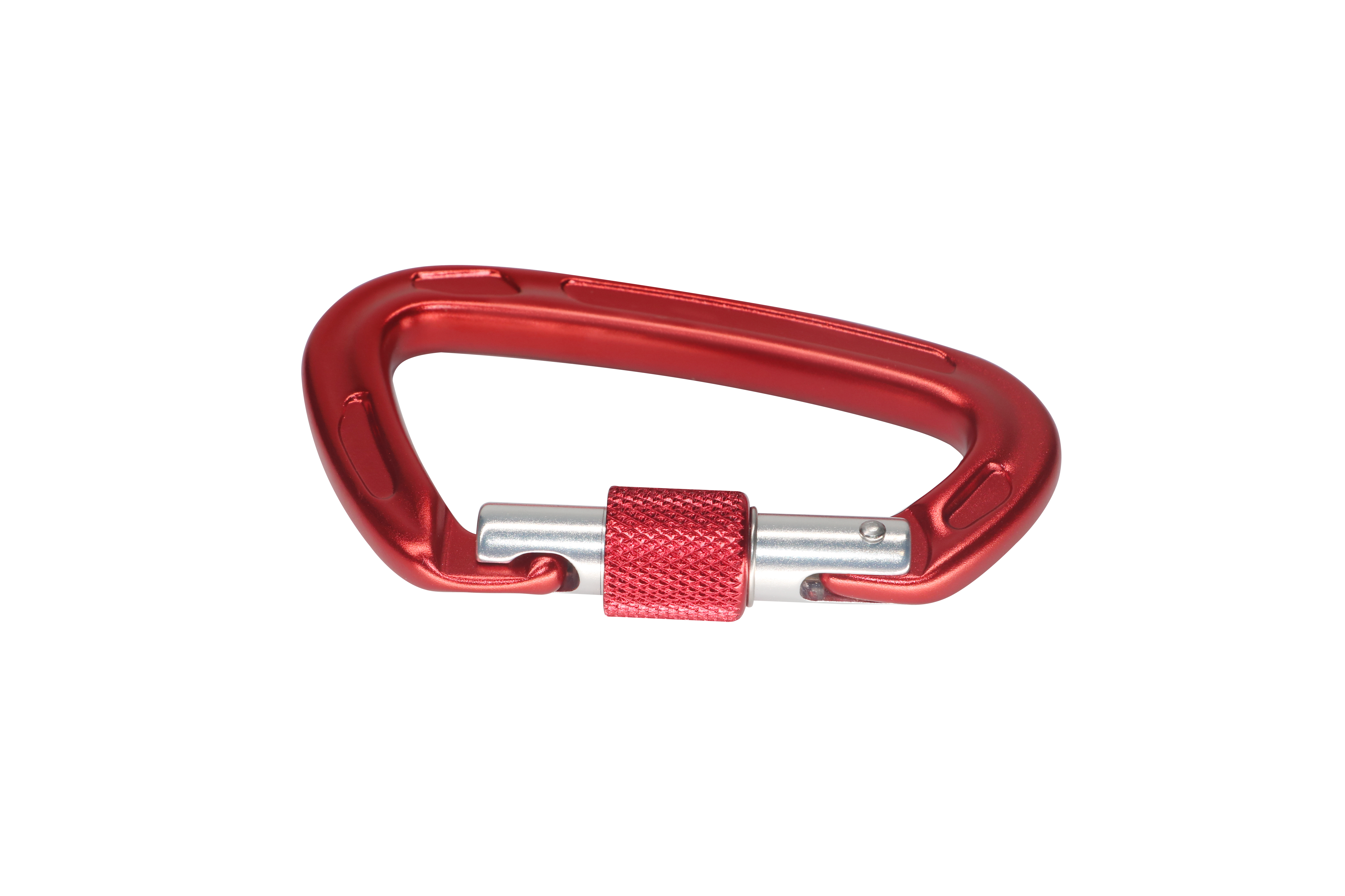 Hochbelastbarer 7075 Luftfahrt-Aluminium-Karabiner mit automatischem Schloss, D-Typ-Sicherheitshaken, Kletter-Master-Schloss, D-Typ-Schloss
