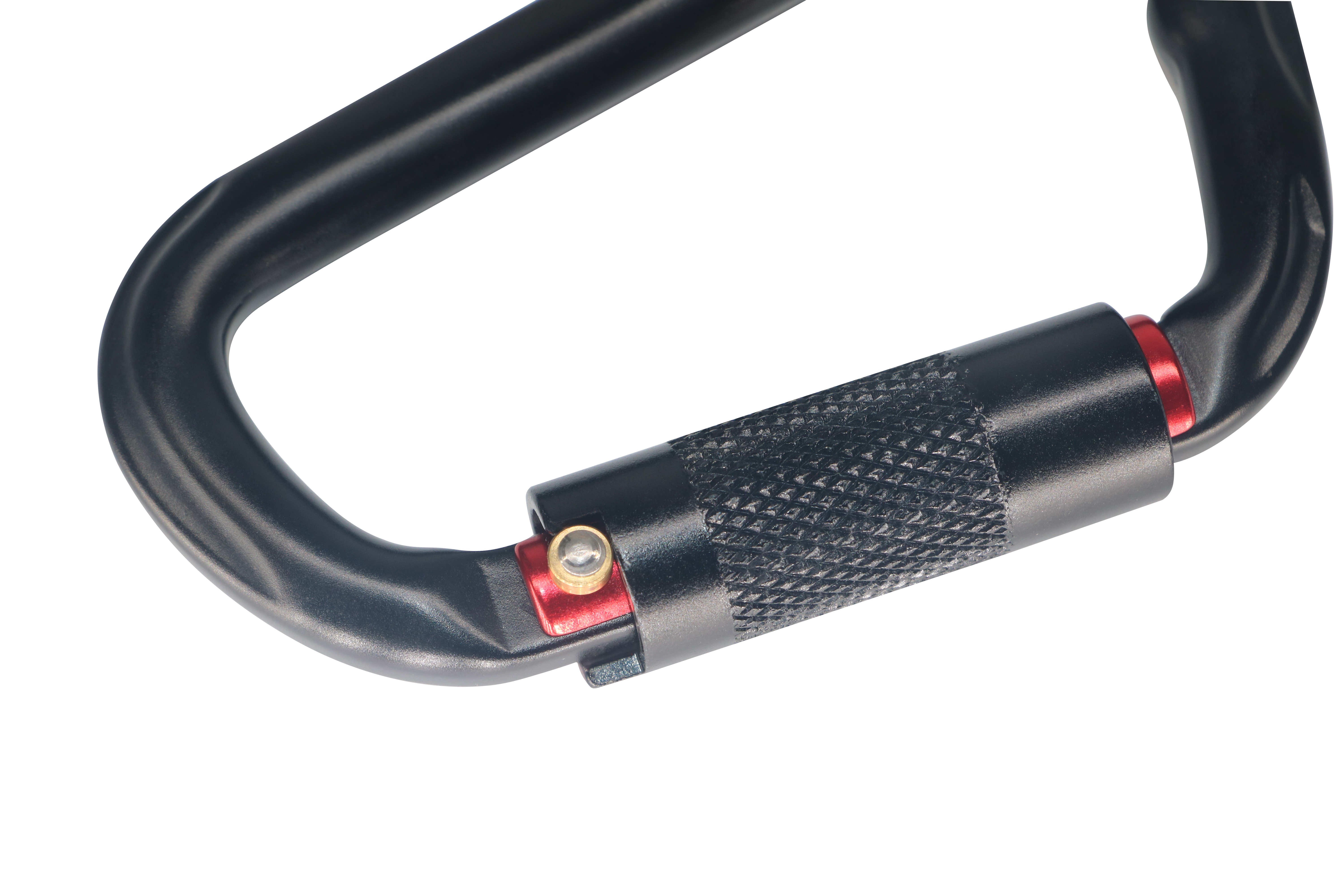 Zertifizierter Kletterkarabiner – 26 kN robuster, automatisch verriegelnder Karabinerhaken, geeignet für Klettern, Camping, Fitnessstudio und Rettung